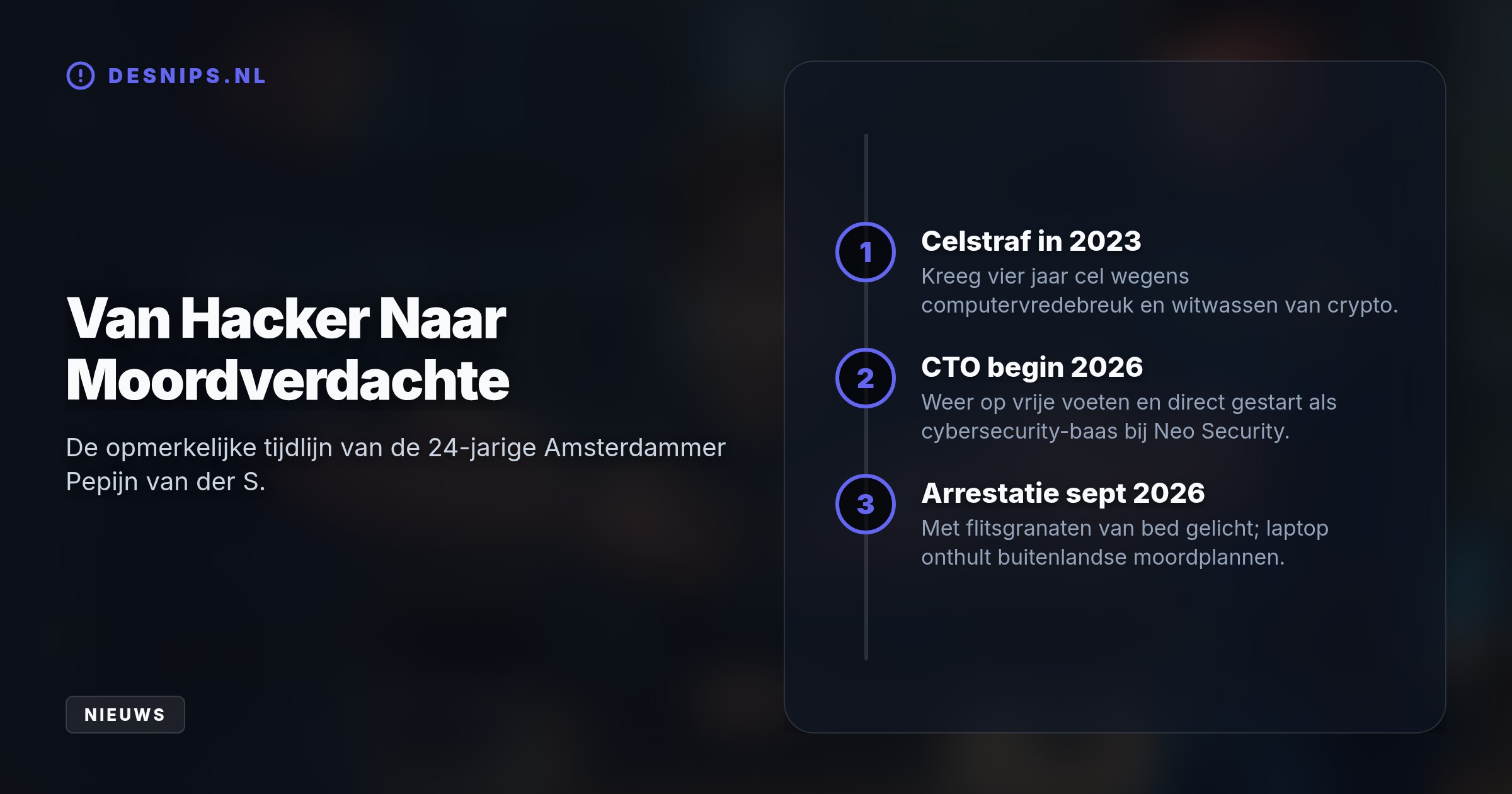 De politie vond op de laptop van de ShinyHunters-verdachte bewijs voor twee liquidatieopdrachten. De 24-jarige cybersecuritybaas blijft nu zeker 90 dagen langer in de cel.
