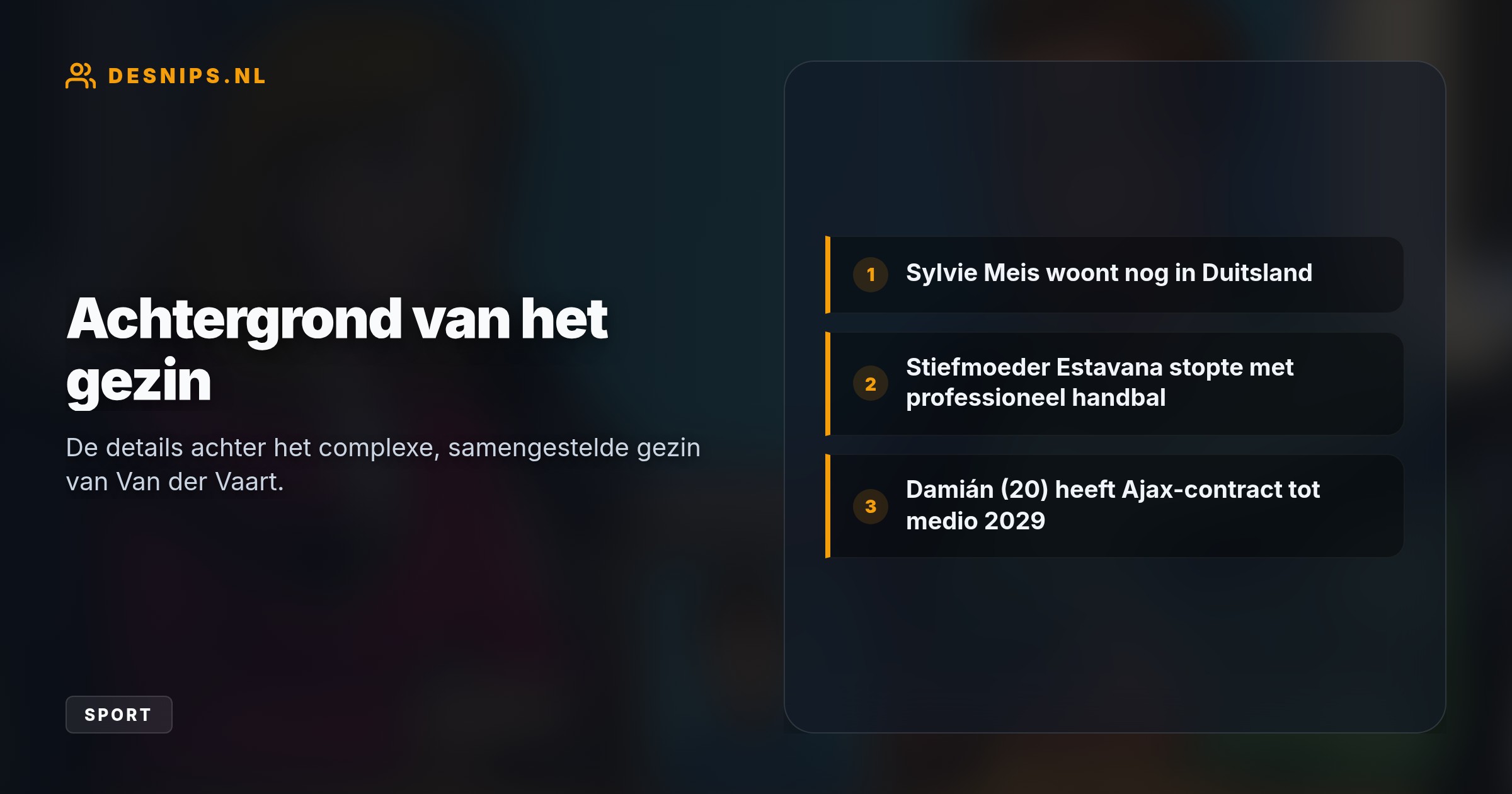 In de Duitse podcast Phrasenmäher verraste ex-vrouw Sylvie hem met een trots-vraag. Rafael roemt hoe zijn zoon de banden warm houdt in hun samengestelde gezin.