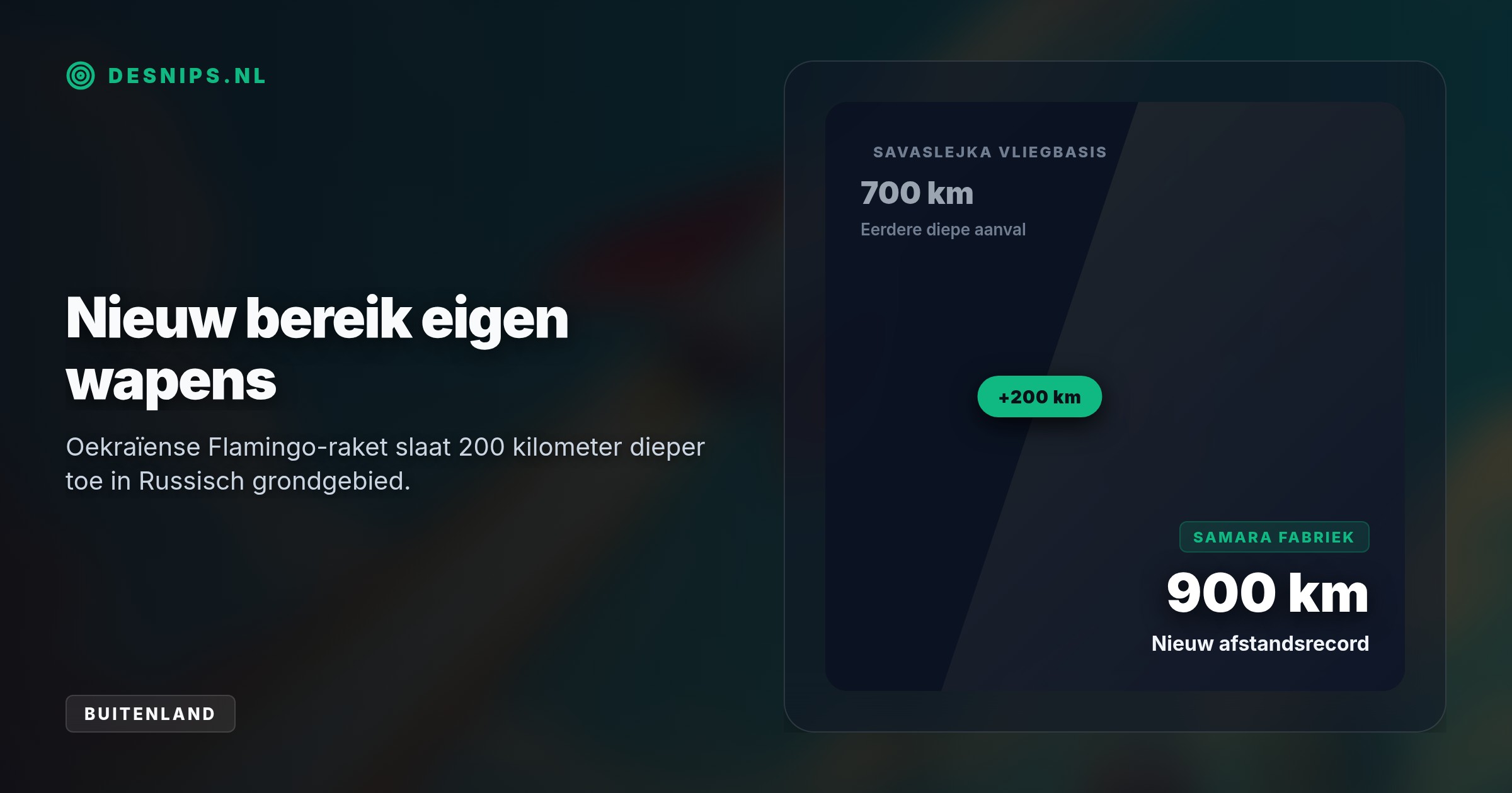 Met deze zelfgemaakte raketten omzeilt Oekraïne westerse restricties en ontregelt het op 900 kilometer afstand de Russische hightech-defensie-industrie.