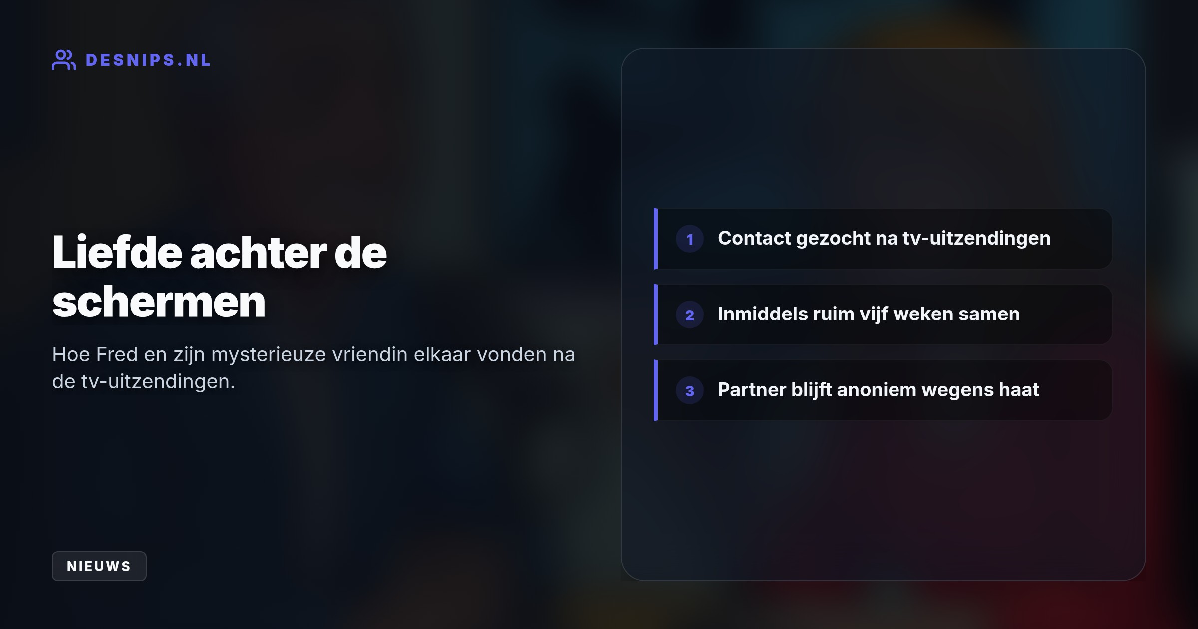 Zijn nieuwe, mysterieuze vriendin neemt het in een podcast fel voor hem op tegen alle online haat. De twee zijn inmiddels ruim vijf weken gelukkig samen.