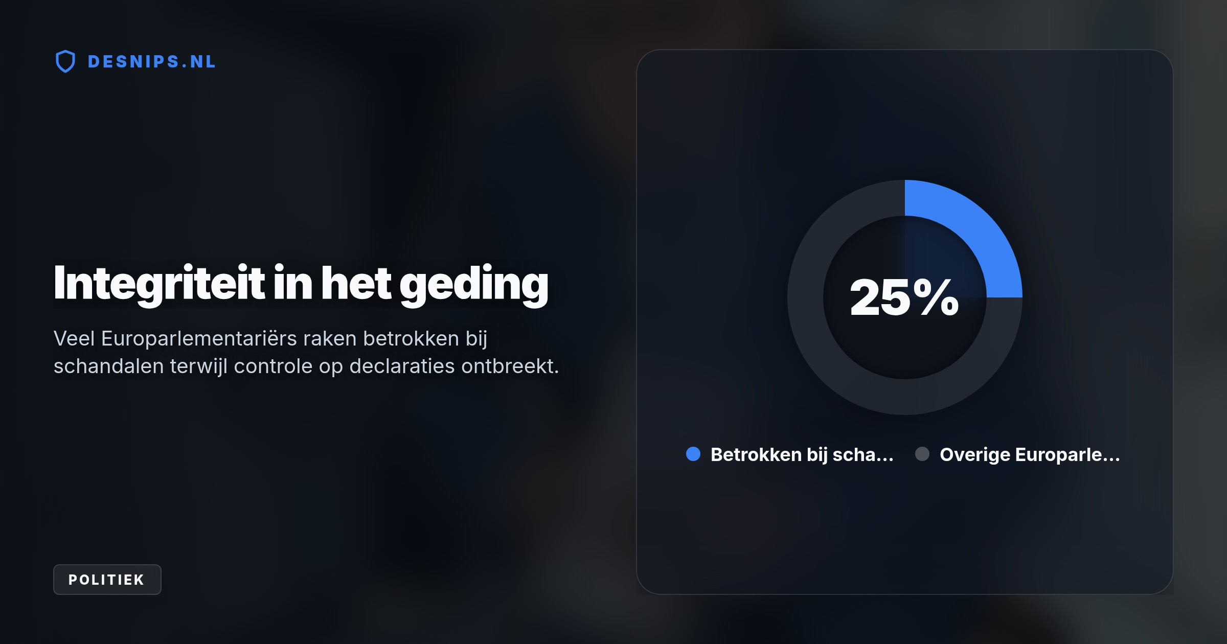 Bonnetjes van actieve Europarlementariërs blijven potdicht. Pas na een rechterlijke veroordeling, zoals bij oud-lid Nathan Gill, geeft het Parlement bij uitzondering inzage.