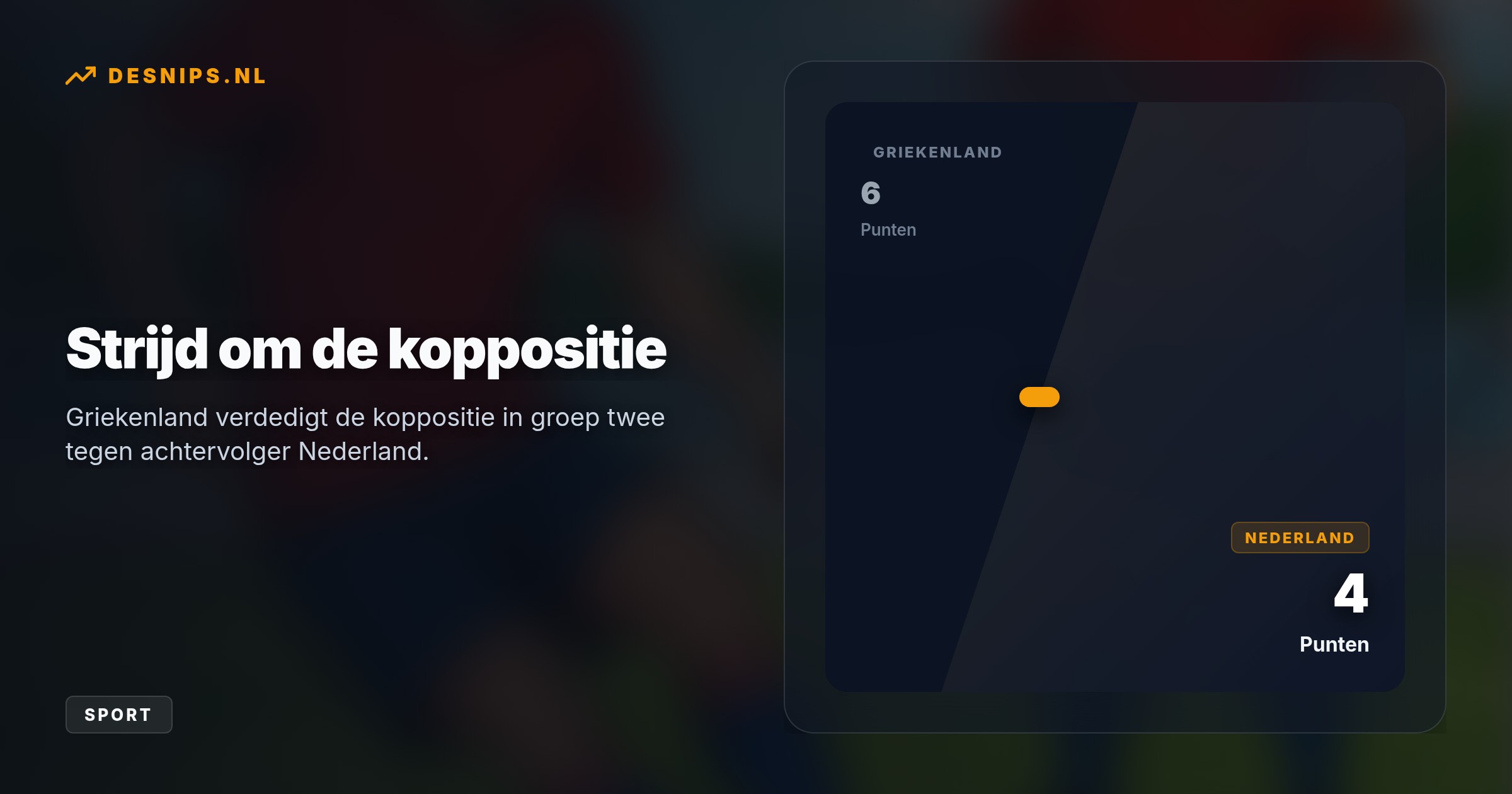 De Tottenham-speler verliet de training in Zeist na zeven minuten. Zijn inzetbaarheid voor de cruciale Nations League-kraker tegen Griekenland is hoogst onzeker.