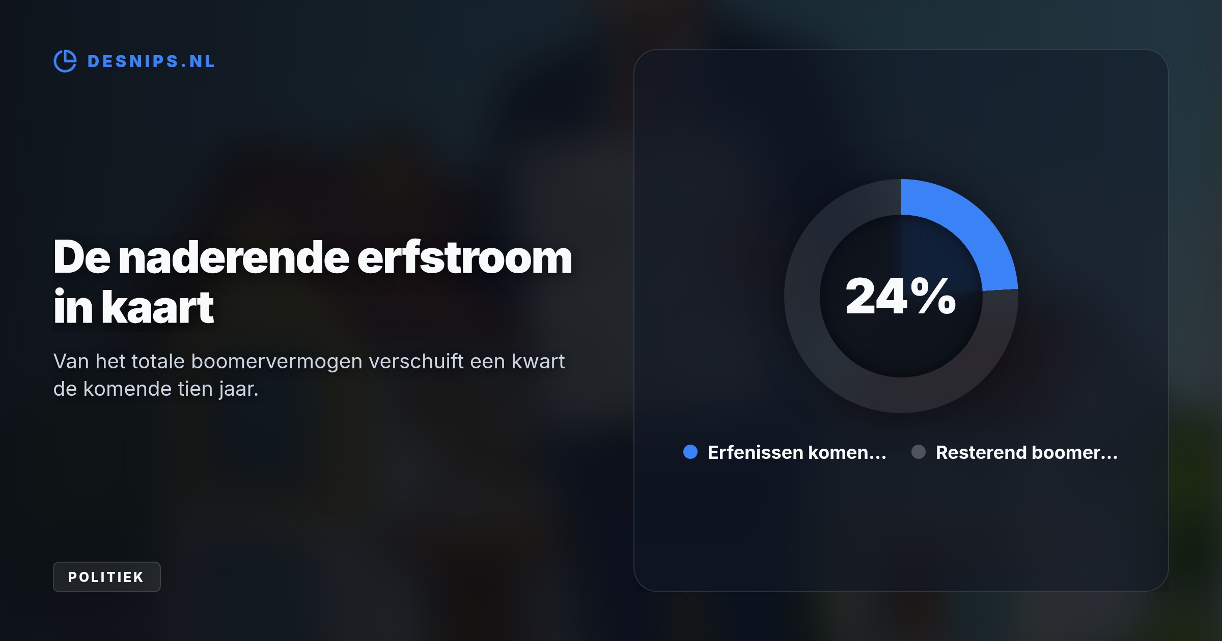 Jona van Loenen wil met zijn boek 'De babyboomerbiljoenen' onverdiend inkomen aanpakken en werken weer lonend maken ten koste van slapend rijk worden.