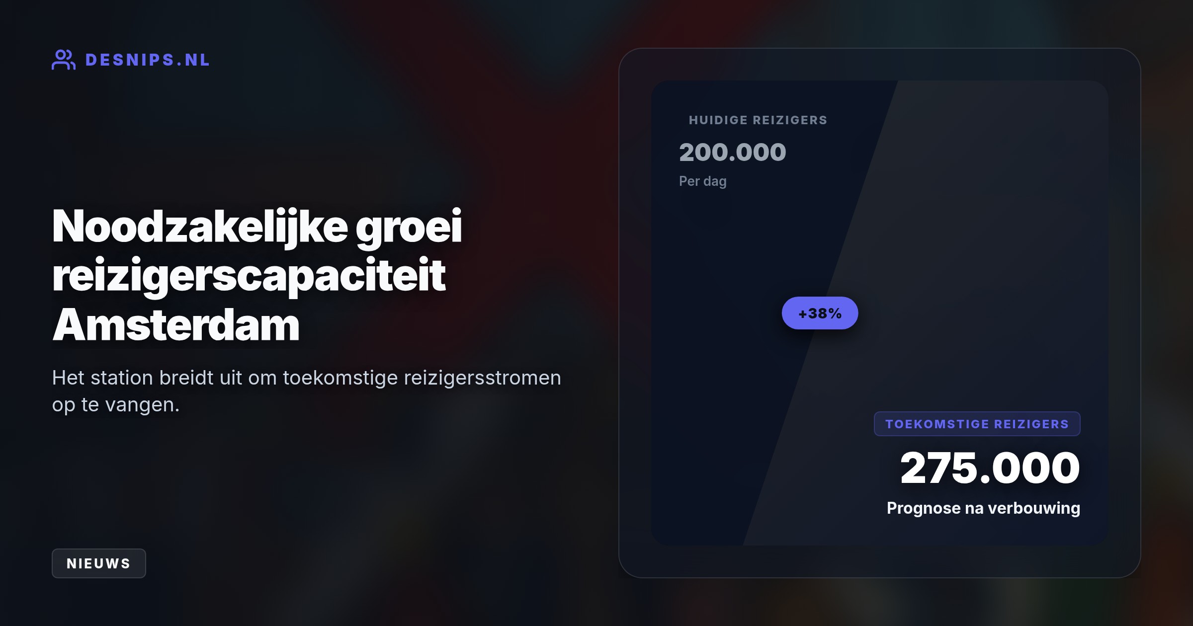 ProRail vernieuwt de spoorbeveiliging. NS-reizigers moeten uitwijken naar de metro of omliggende stations; ook op 4 en 5 oktober rijden er veel minder treinen.