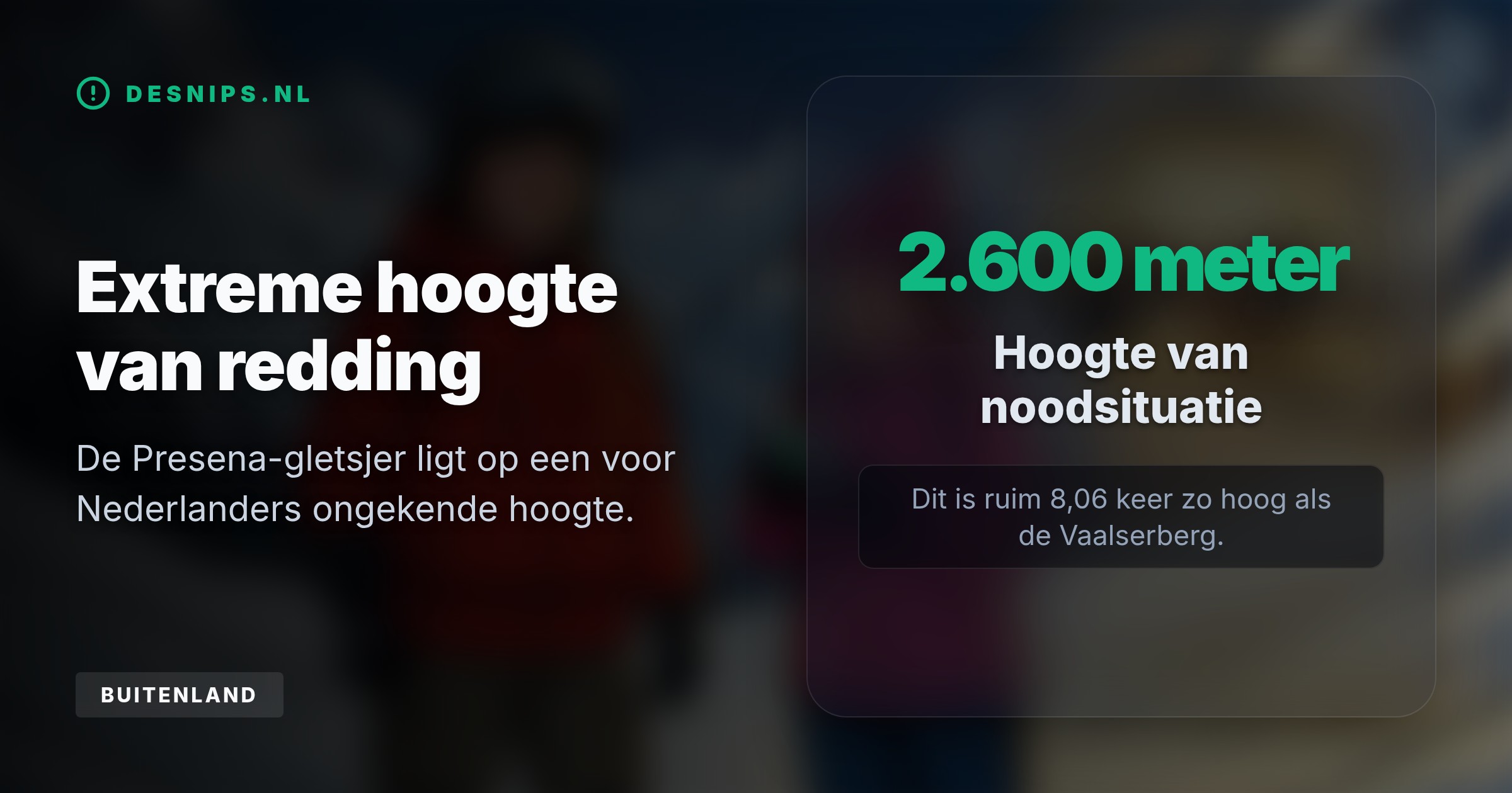 Beide telefoons waren leeg, waardoor de vrouw haar diabetes niet kon meten. De liftbeheerder zette de skilift na sluitingstijd speciaal aan om de reddingswerkers naar 2600 meter te brengen.