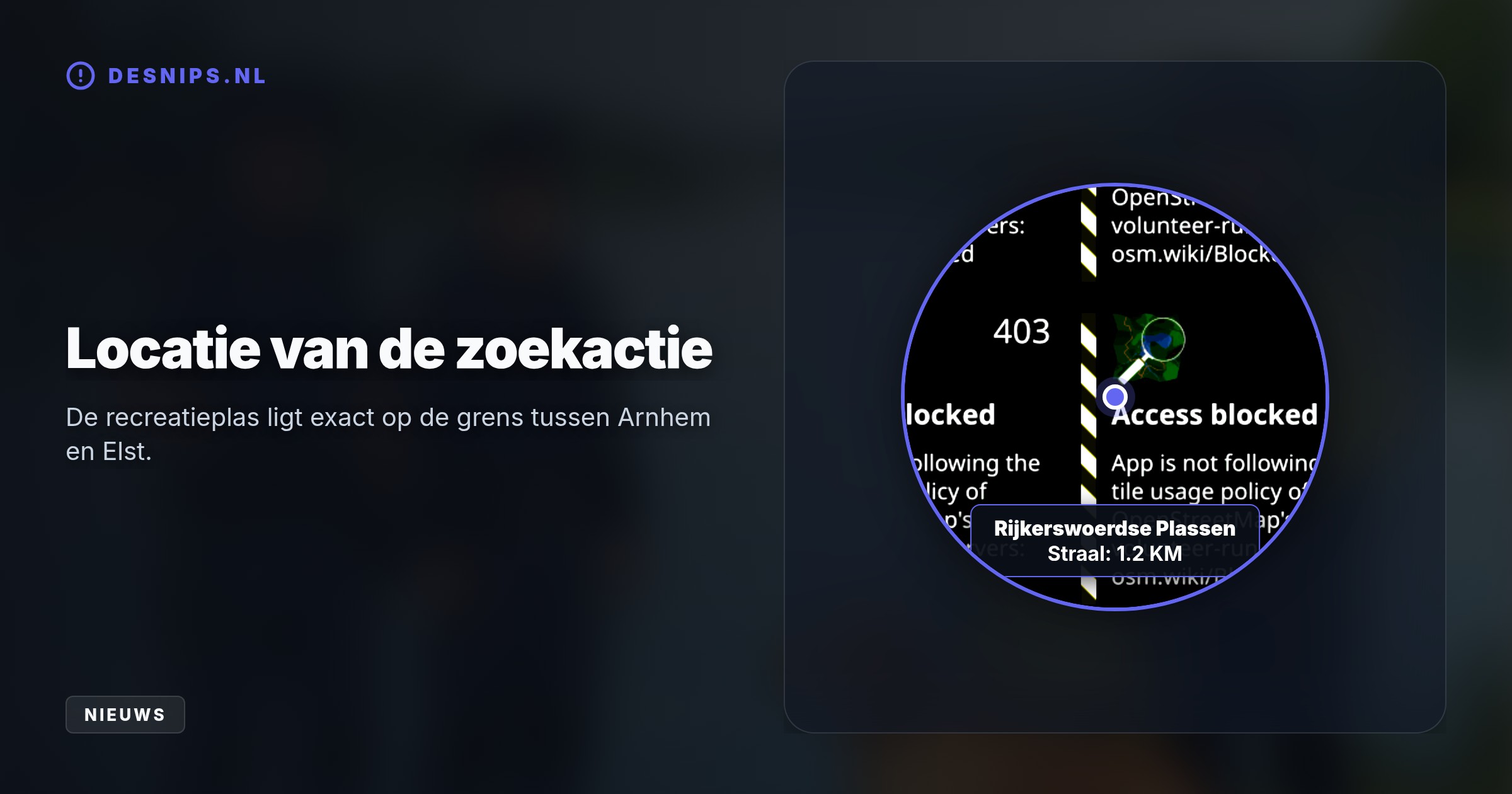 Na een grote zoekactie met speurhonden en legerveteranen is dinsdagmiddag een overleden persoon aangetroffen. De politie onderzoekt de identiteit en doodsoorzaak.