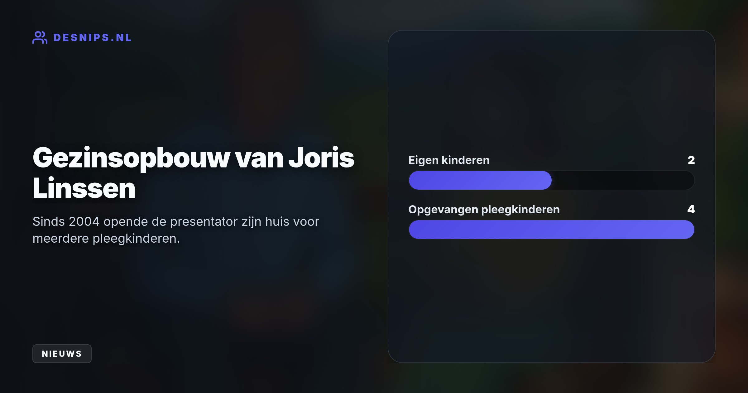 In Casa di Beau vertelt de emotionele presentator hoe een gezamenlijk bezoek aan het stadskantoor hun gezinsband na 22 jaar pleegouderschap voorgoed bezegelde.