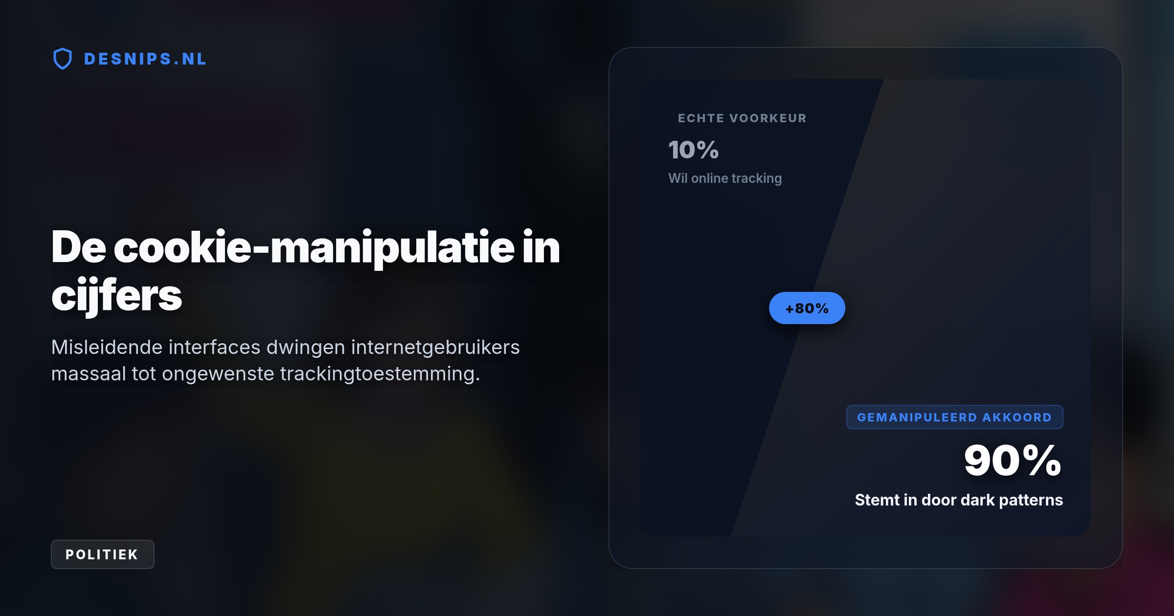 Negentien burgerorganisaties eisen herstel van Artikel 88b. Dit dwingt websites om jouw automatische browserinstelling direct te respecteren, waarmee alle cookiebanners definitief overbodig worden.