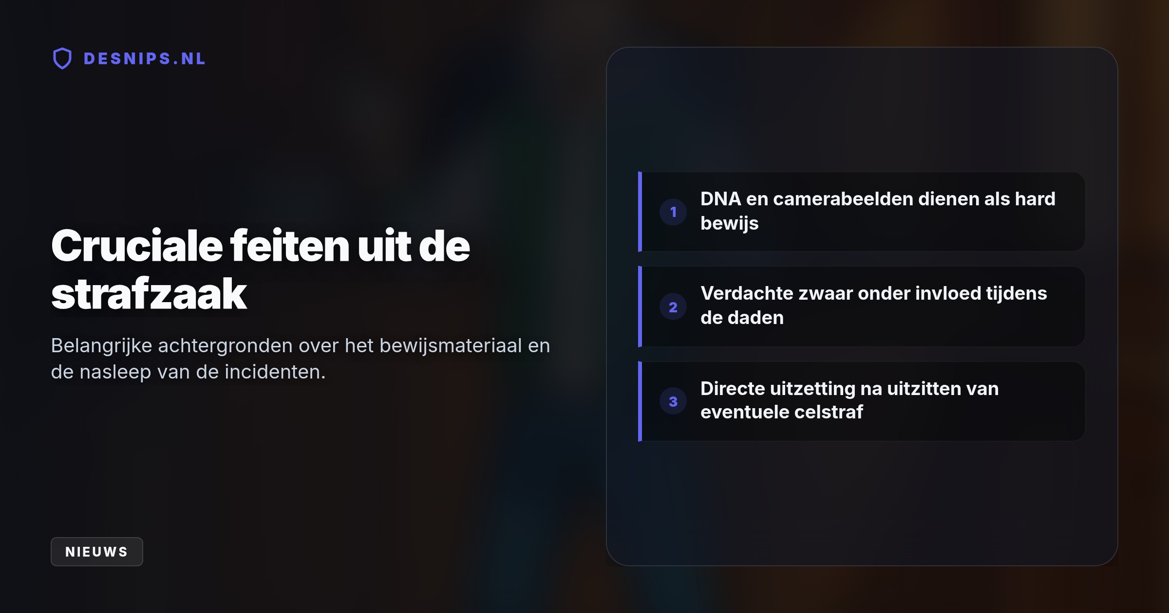De 22-jarige verdachte ontkent seksuele motieven en claimt dat hij een slachtoffer wilde fouilleren. Justitie beschikt over DNA-bewijs en camerabeelden.