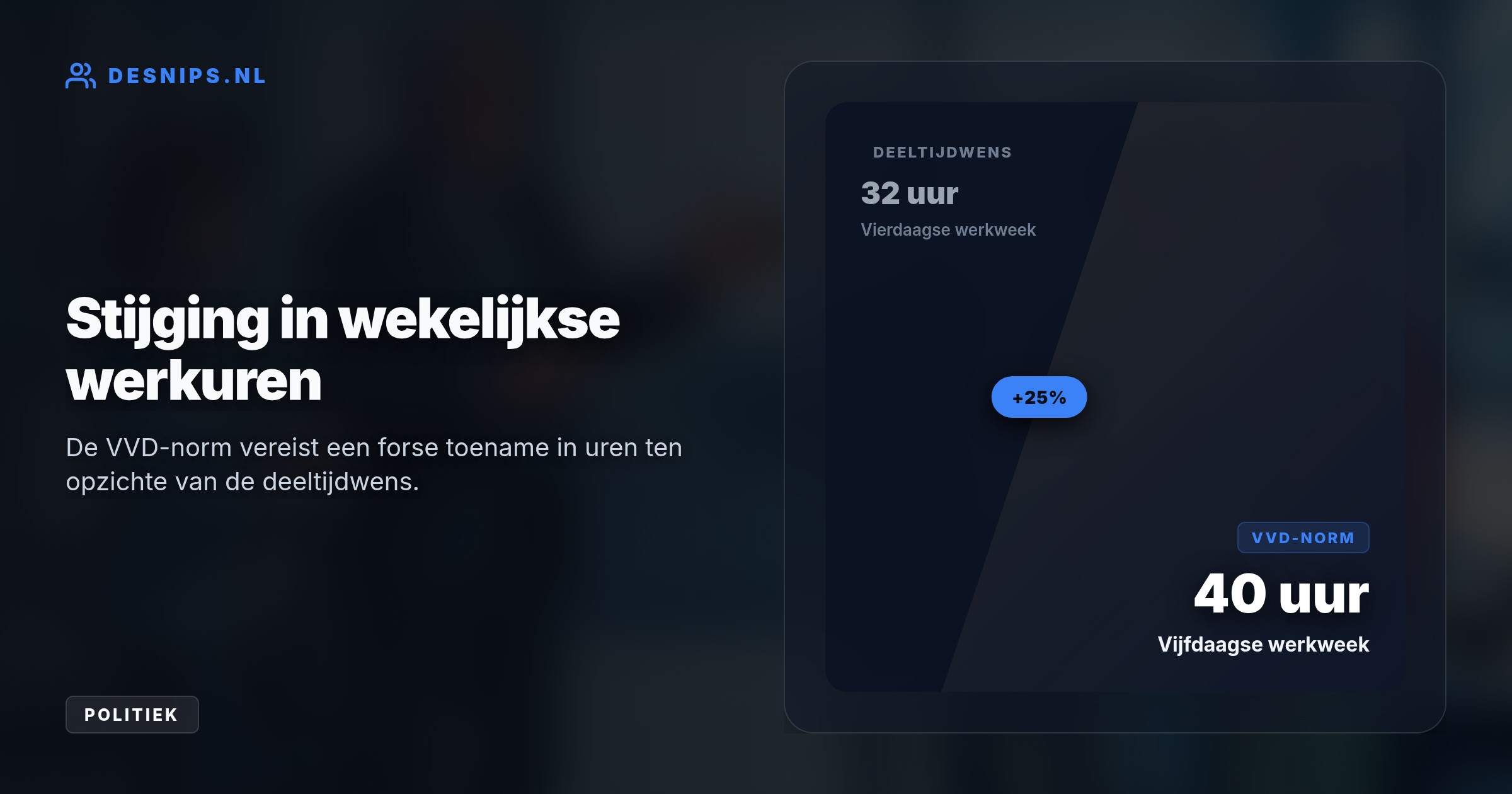 Om de 400.000 openstaande vacatures te vullen wil VVD-leider Brekelmans dat jonge starters fulltime gaan werken en krimpt hij het ambtenarenapparaat in met AI.