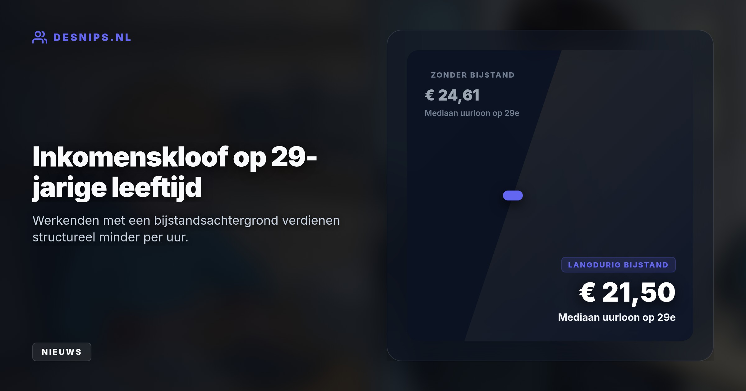 Langdurige financiële stress in de jeugd belemmert de onderwijsontwikkeling van kinderen, waardoor zij later vaker zonder diploma of vast contract op de arbeidsmarkt belanden.