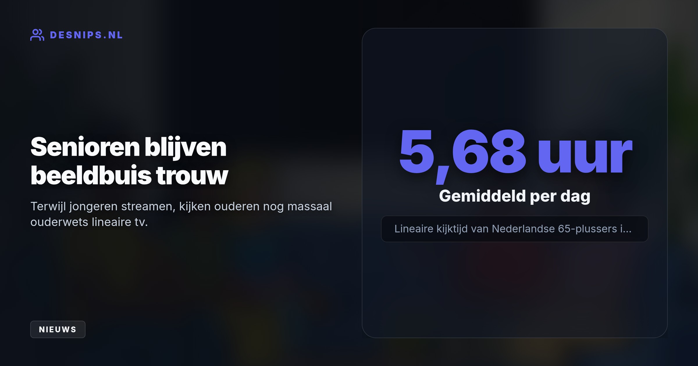 Op 2 oktober 1951 begon de eerste tv-uitzending voor 500 toestellen. Sindsdien veranderde de 'toverdoos' onze huiskamers en taal ingrijpend, getuige de komst van het bankstel.