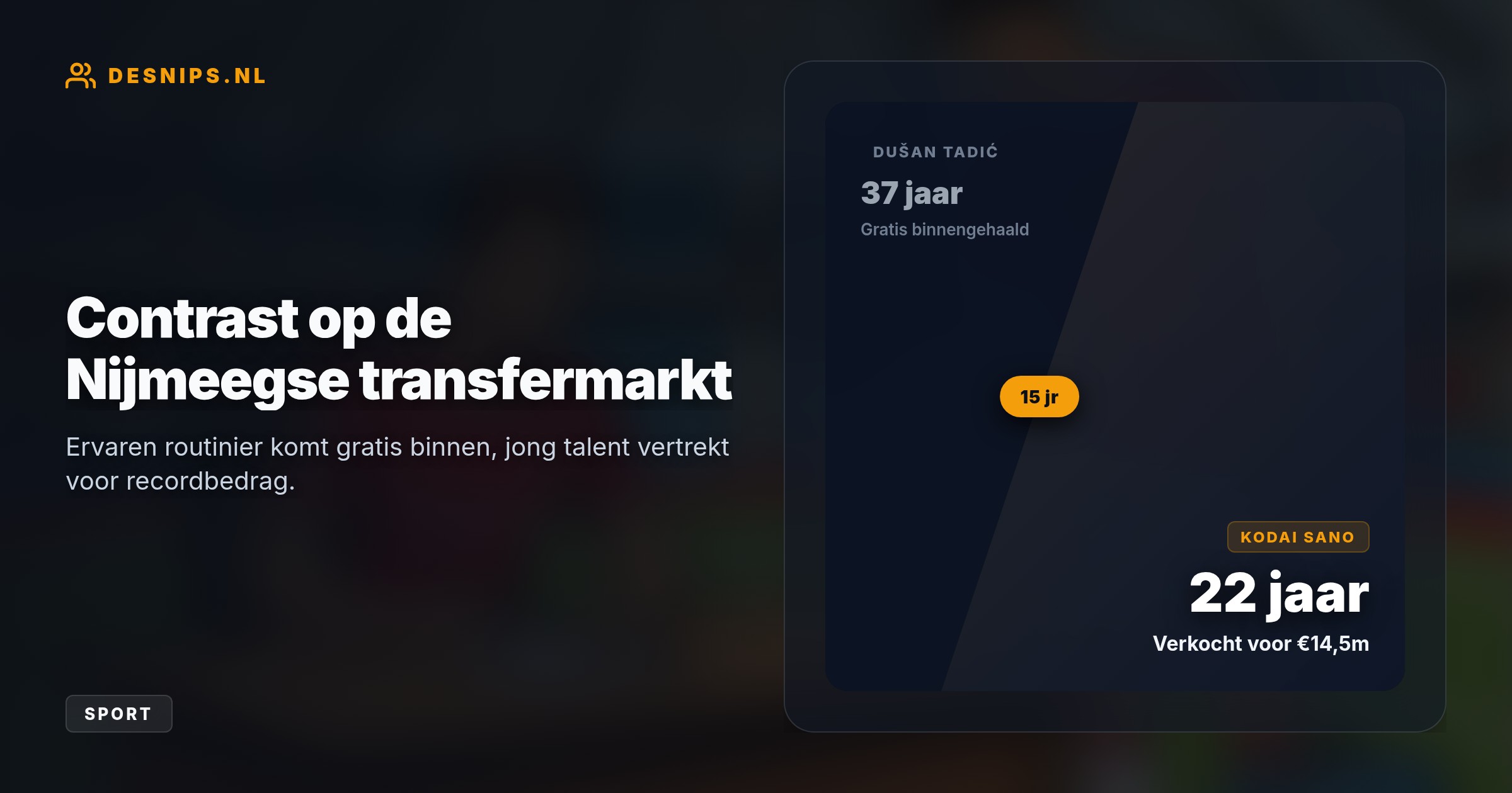 De 37-jarige aanvaller debuteerde direct in de Champions League, terwijl de weigerende Sano voor een recordbedrag van 14,5 miljoen euro de overstap naar PSV afdwingt.