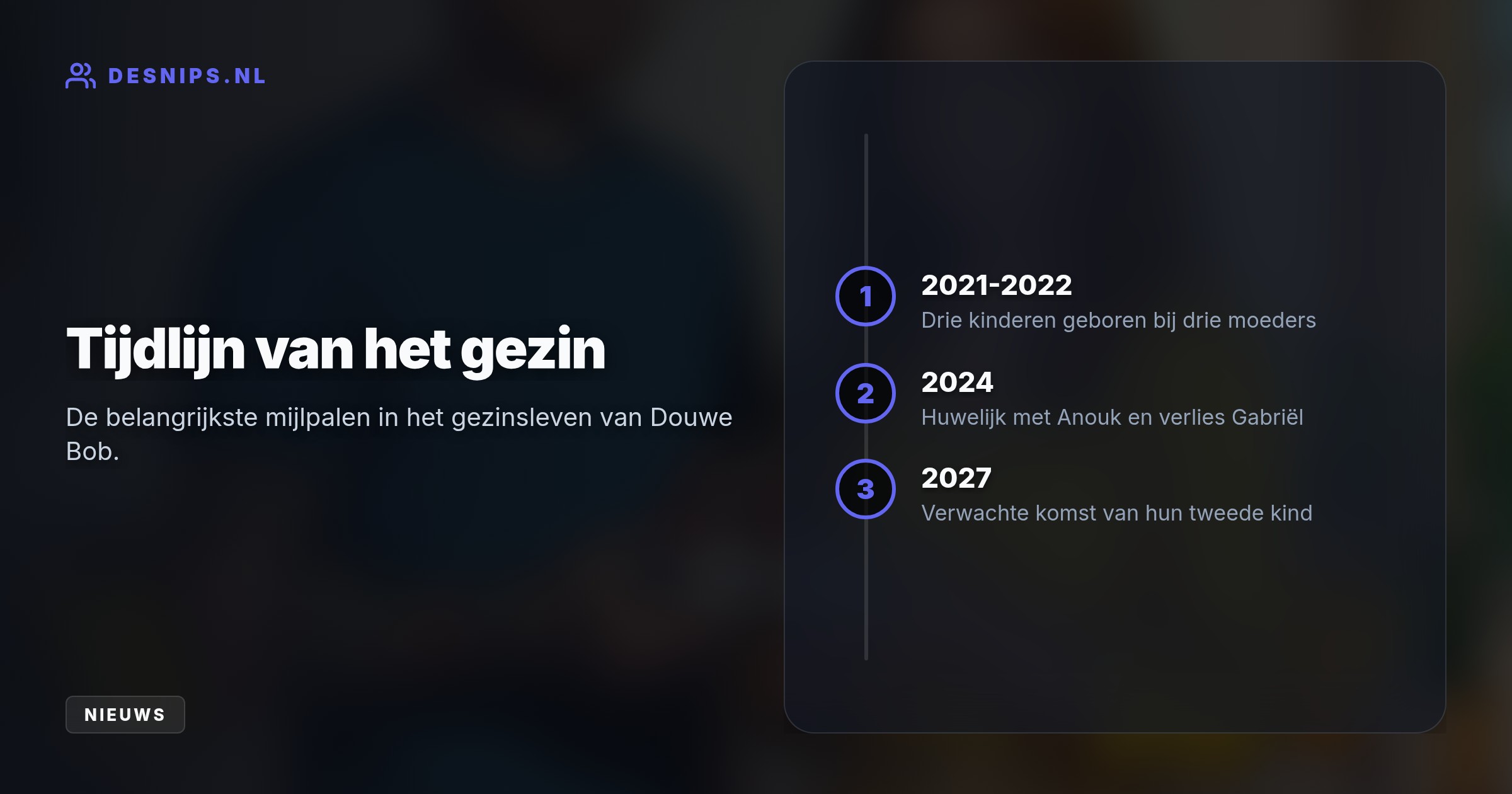 Het babynieuws volgt op het grote verdriet uit 2024, toen hun zoontje Gabriël stilgeboren werd. In februari 2027 brengt de geboorte nieuw geluk voor het gezin.