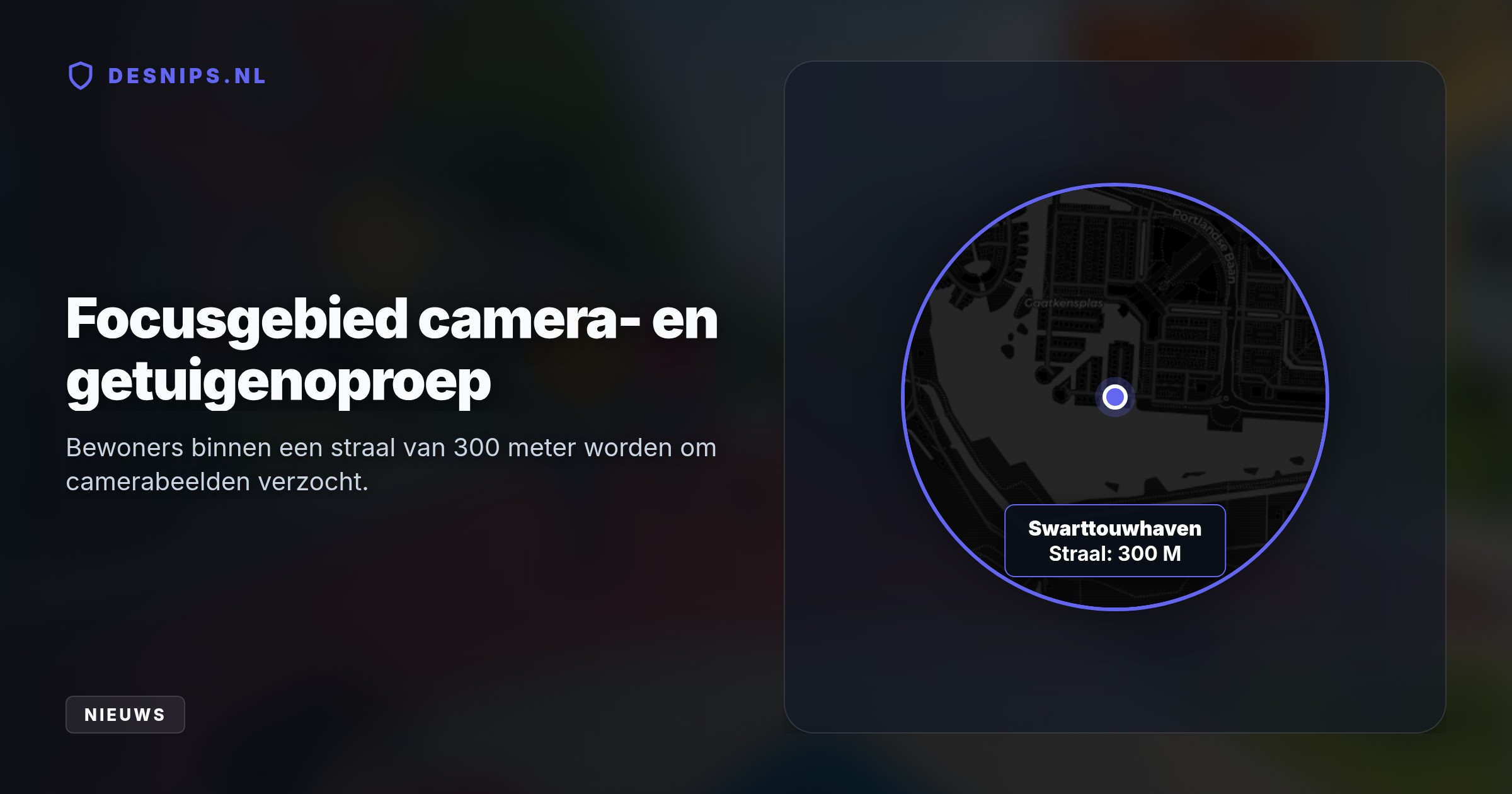 Het slachtoffer werd donderdagavond aan de Swarttouwhaven in elkaar geslagen. De politie heeft de straat afgezet voor sporenonderzoek en zoekt getuigen met camerabeelden.